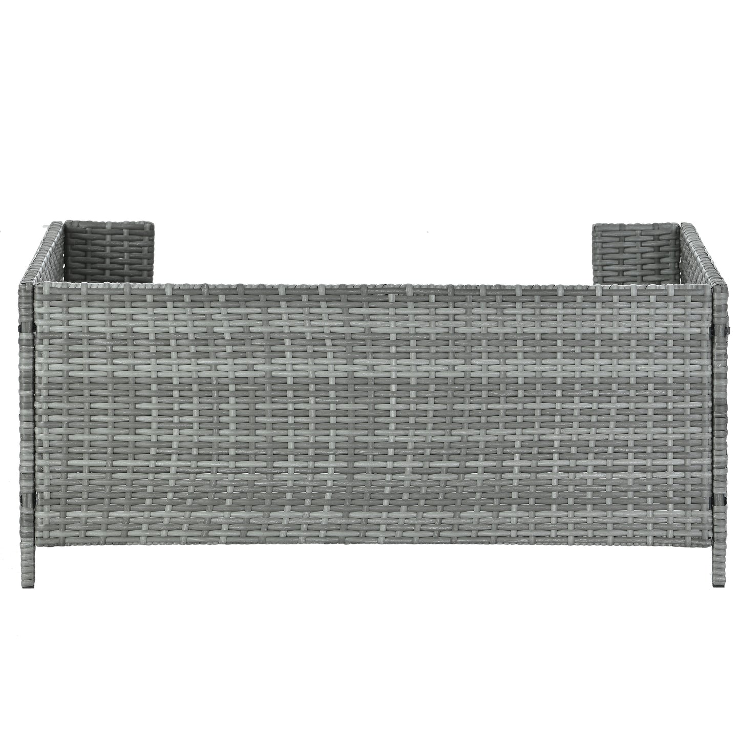 Dog Bed: Pet Enclosures & Outdoor Furniture, Seasonal PE Wicker, Cushioned for Comfort - Various Sizes & Colors