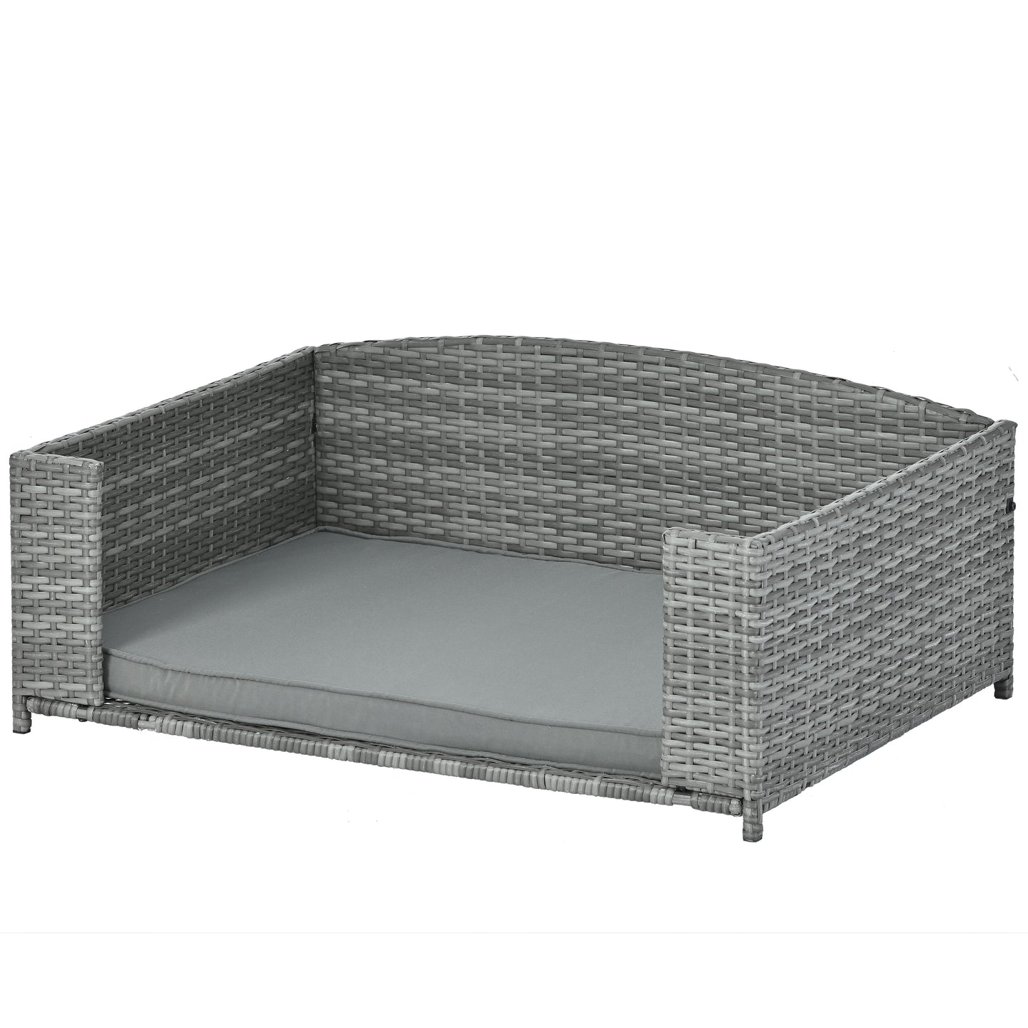 Dog Bed: Comfortable Pet Enclosures, Outdoor Furniture & Patio Sets | PE Wicker, Cushioned Dog Bed