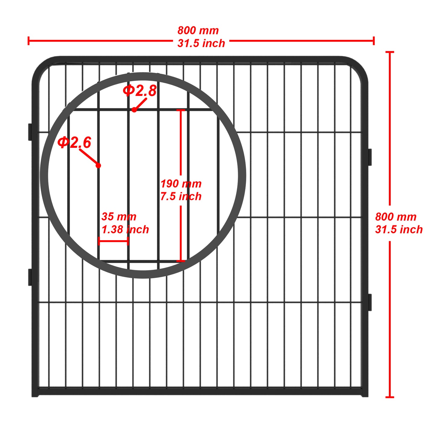 16-Panel Wholesale Large Indoor Metal Dog Run Fence: High Quality, Cheap & Best Iron Pet Playpen