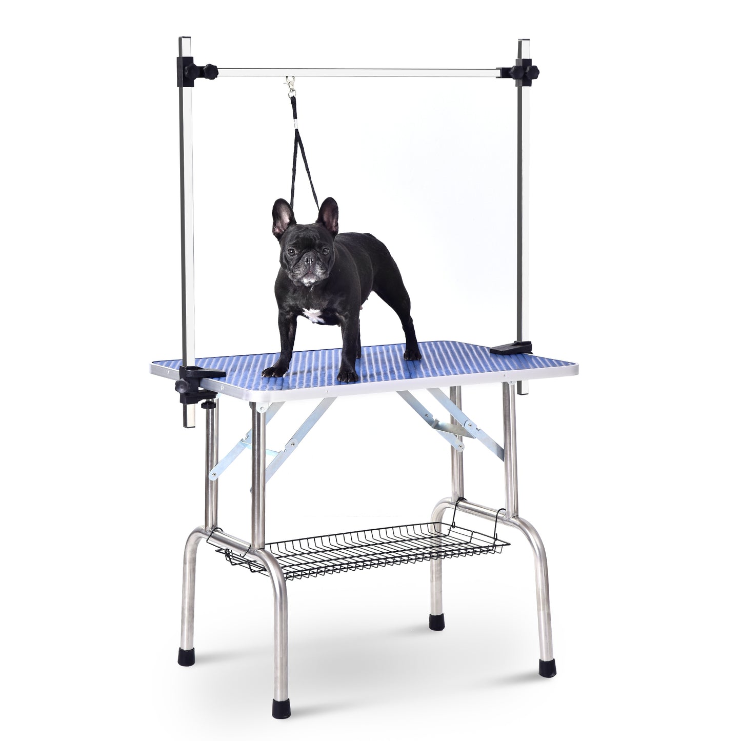 Large Size 46" Grooming Table for Pet Dog and Cat with Adjustable Arm and Clamps - Heavy Duty Animal Grooming Table | Easy to Use and Sturdy | Ideal for Large Pets | Adjustable Arm and Clamps for Secure Grooming | Available in Various Colors and Sizes