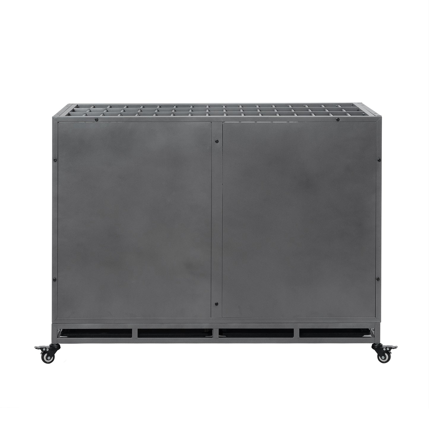 48-Inch Heavy Duty Dog Crate: Durable, Secure, & Spacious for Large Dogs | Easy Assembly | Rust-Resistant | Removable Tray | Two-Door Design | Black