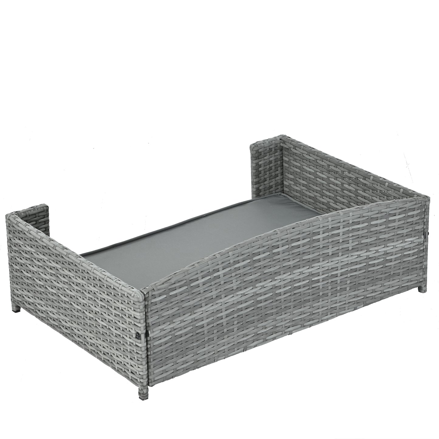 Dog Bed: Pet Enclosures, Outdoor Furniture & Seasonal PE Wicker - Comfy Cushion, Various Sizes, and Colors