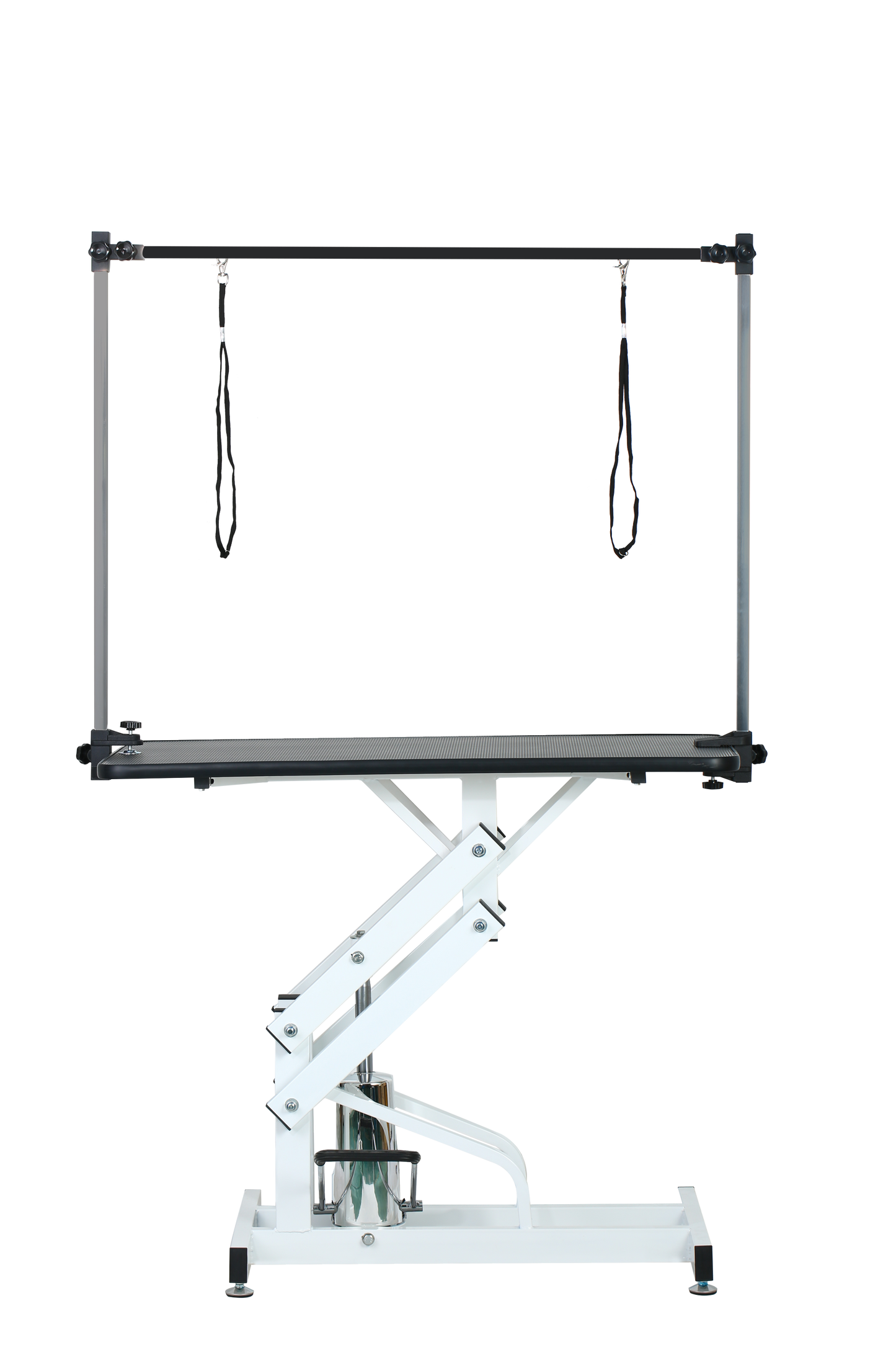 43" Adjustable Heavy Duty Hydraulic Pet Dog Grooming Table | Upgraded Professional Drying Table with Adjustable Arm and Noose | Heavy Frame | Size: 43 Inch