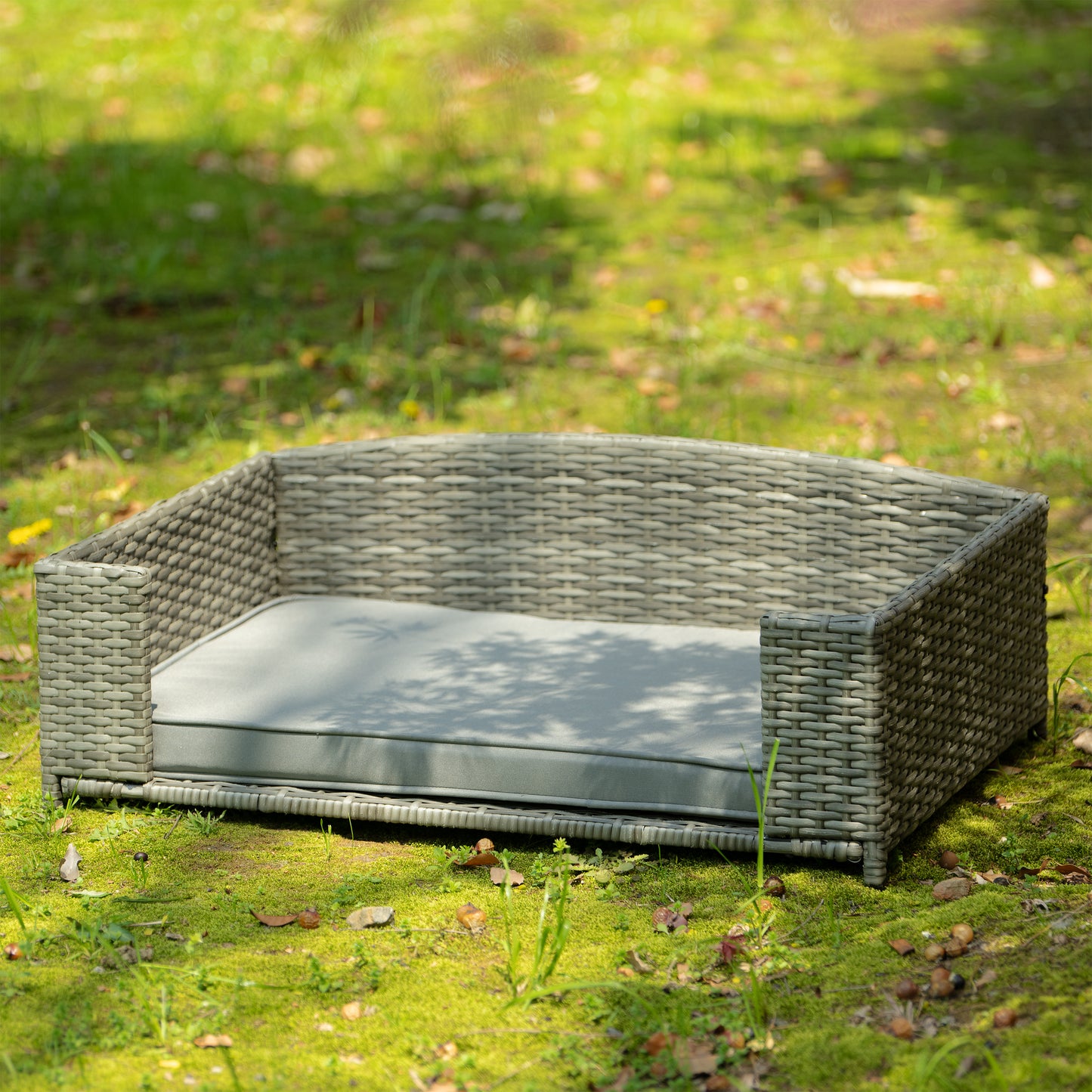 Dog Bed: Pet Enclosures, Outdoor Furniture & Seasonal PE Wicker - Comfy Cushion, Various Sizes, and Colors