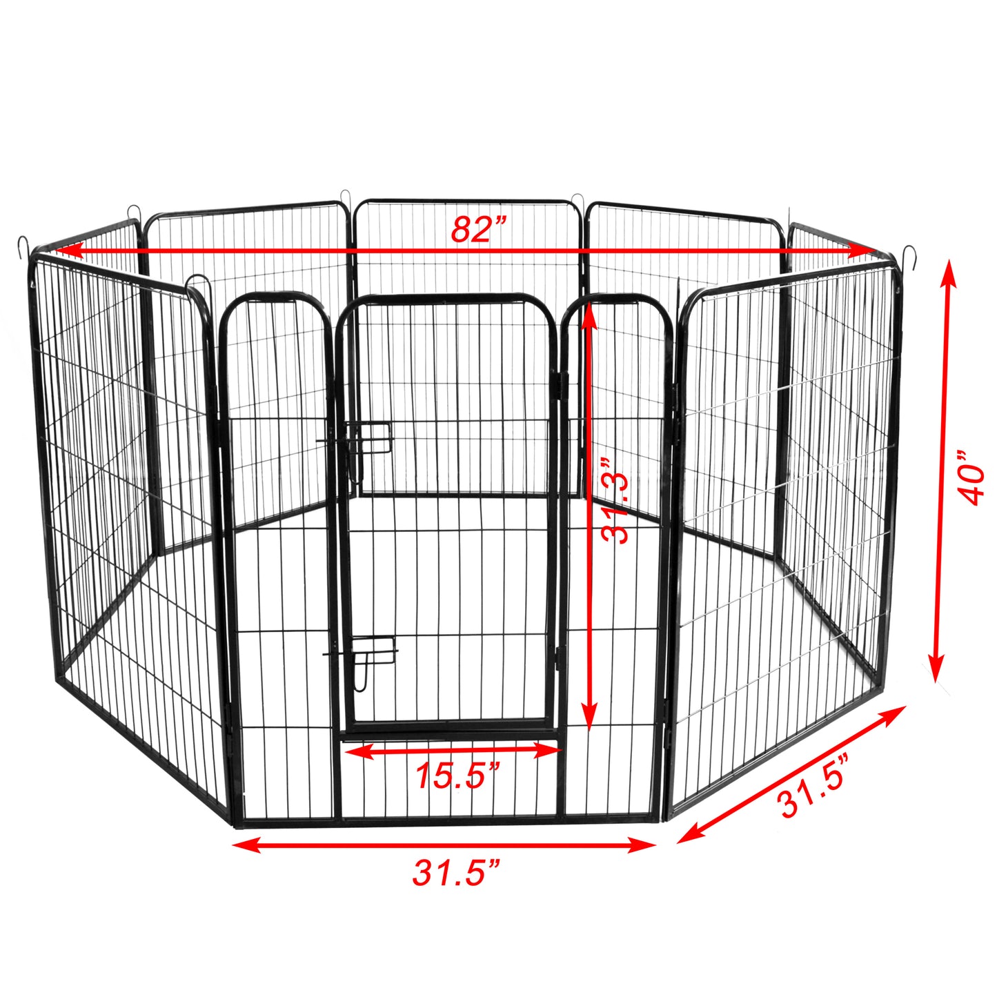 High Quality Wholesale Cheap Large Indoor Metal Puppy Dog Run Fence - Iron Pet Dog Playpen, Perfect for Training and Exercise, Available in Various Sizes and Colors