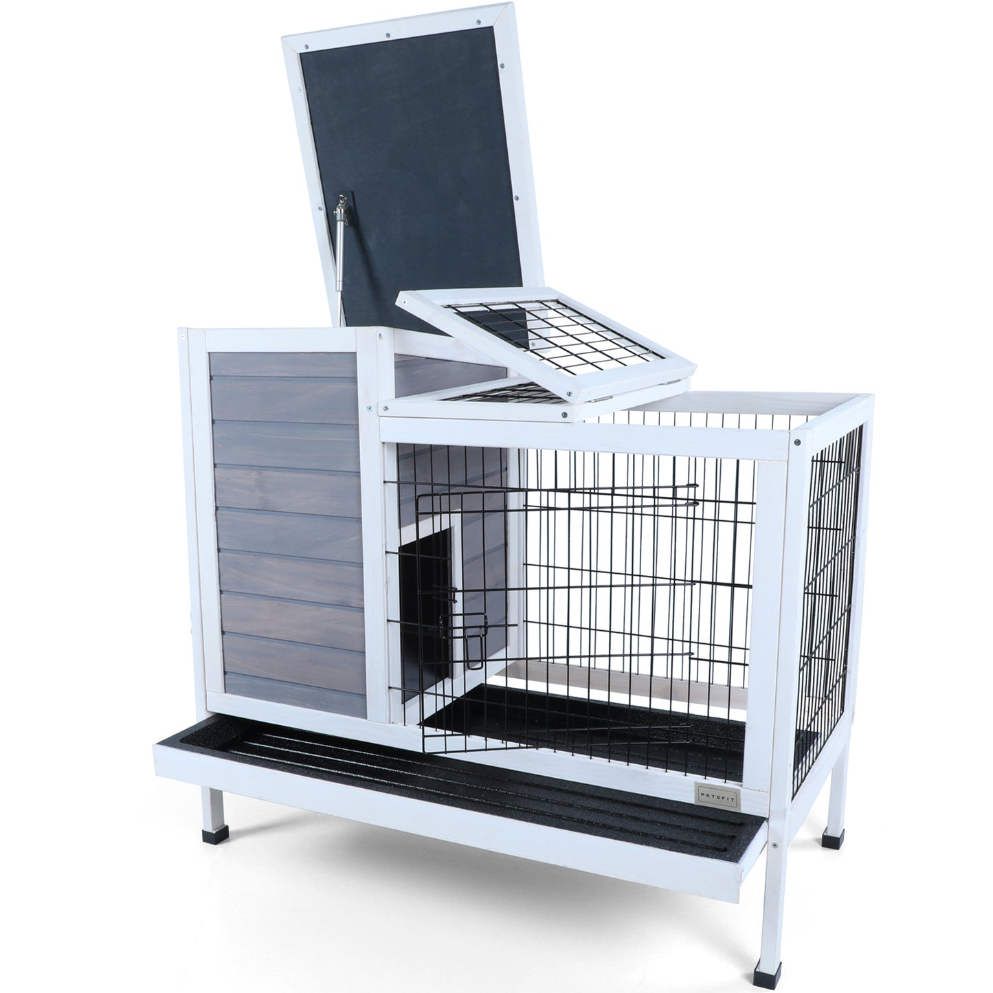 Guinea Pig Cage with Pull Out Tray - Rabbit Hutch for Small Animals - Spacious Bunny Hutch with Convenient Cleaning Feature - Ideal for Guinea Pigs and Rabbits - Available in Various Sizes and Colors (220 letters)