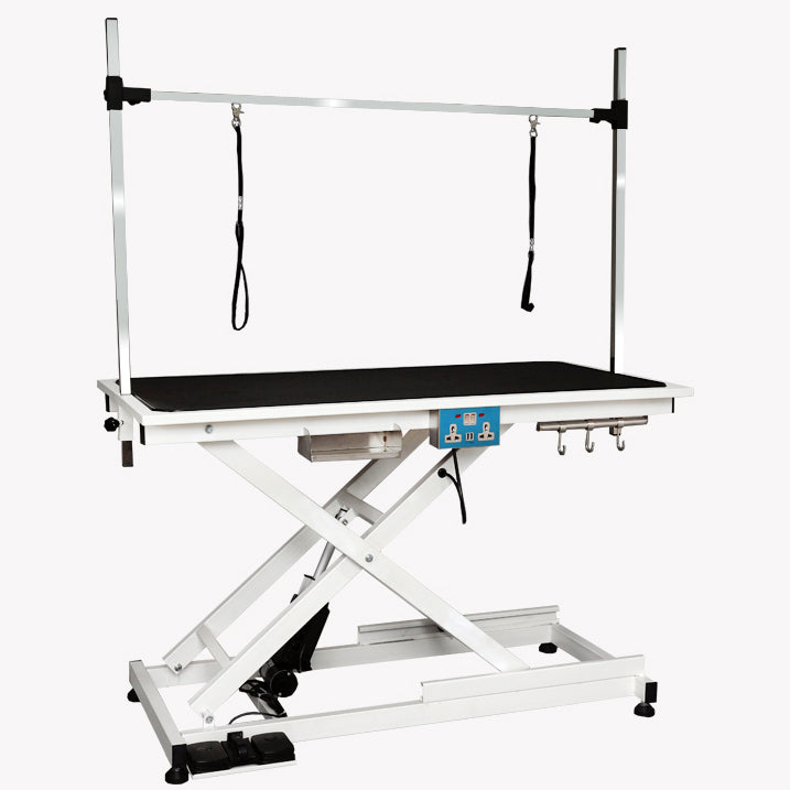 "Professional Electric Pet Grooming Table: Adjustable Height 8-36inch, Deluxe Design, 110V/220V - Perfect for Groomers"