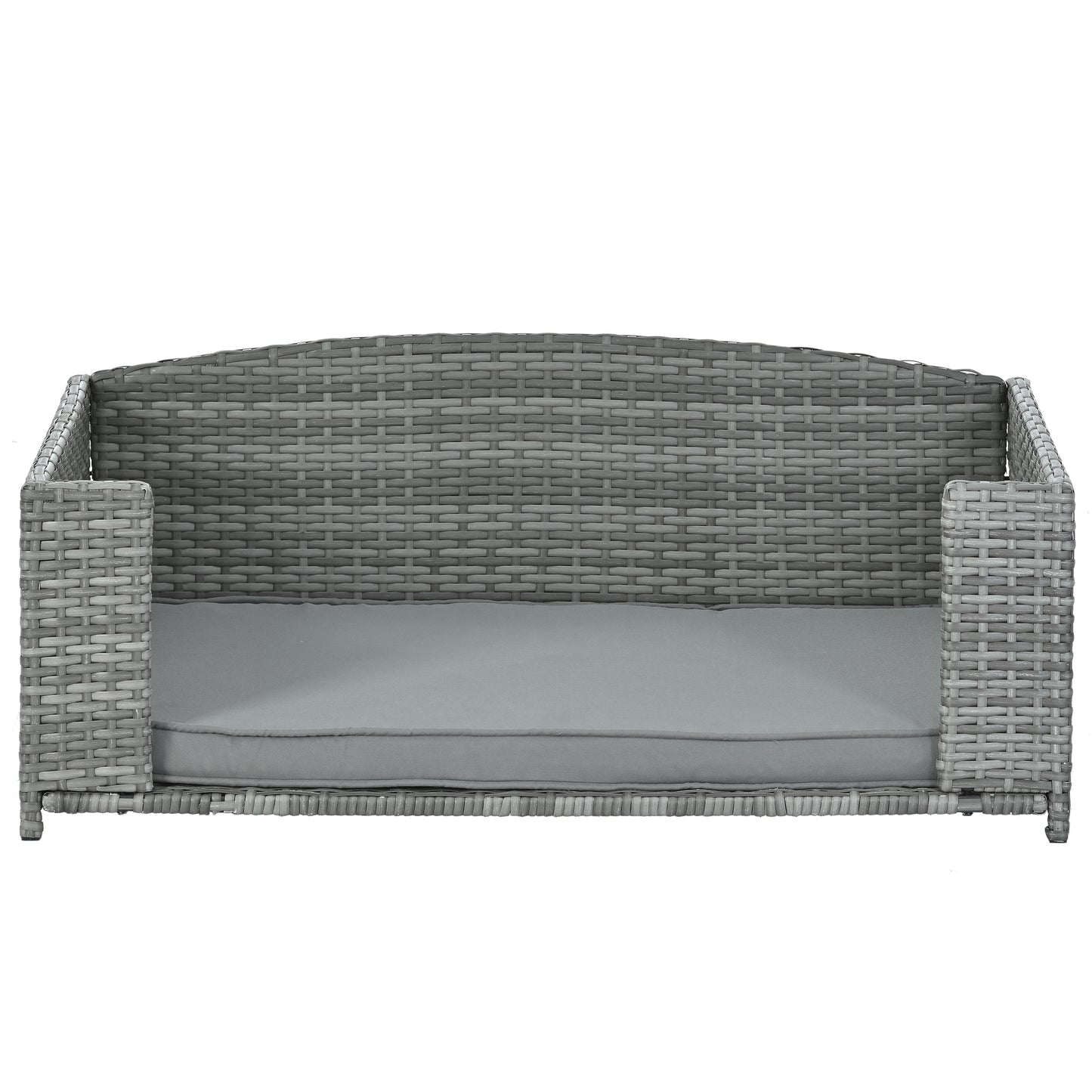 Dog Bed: Comfortable Pet Enclosures, Outdoor Furniture & Patio Sets | PE Wicker, Cushioned Dog Bed