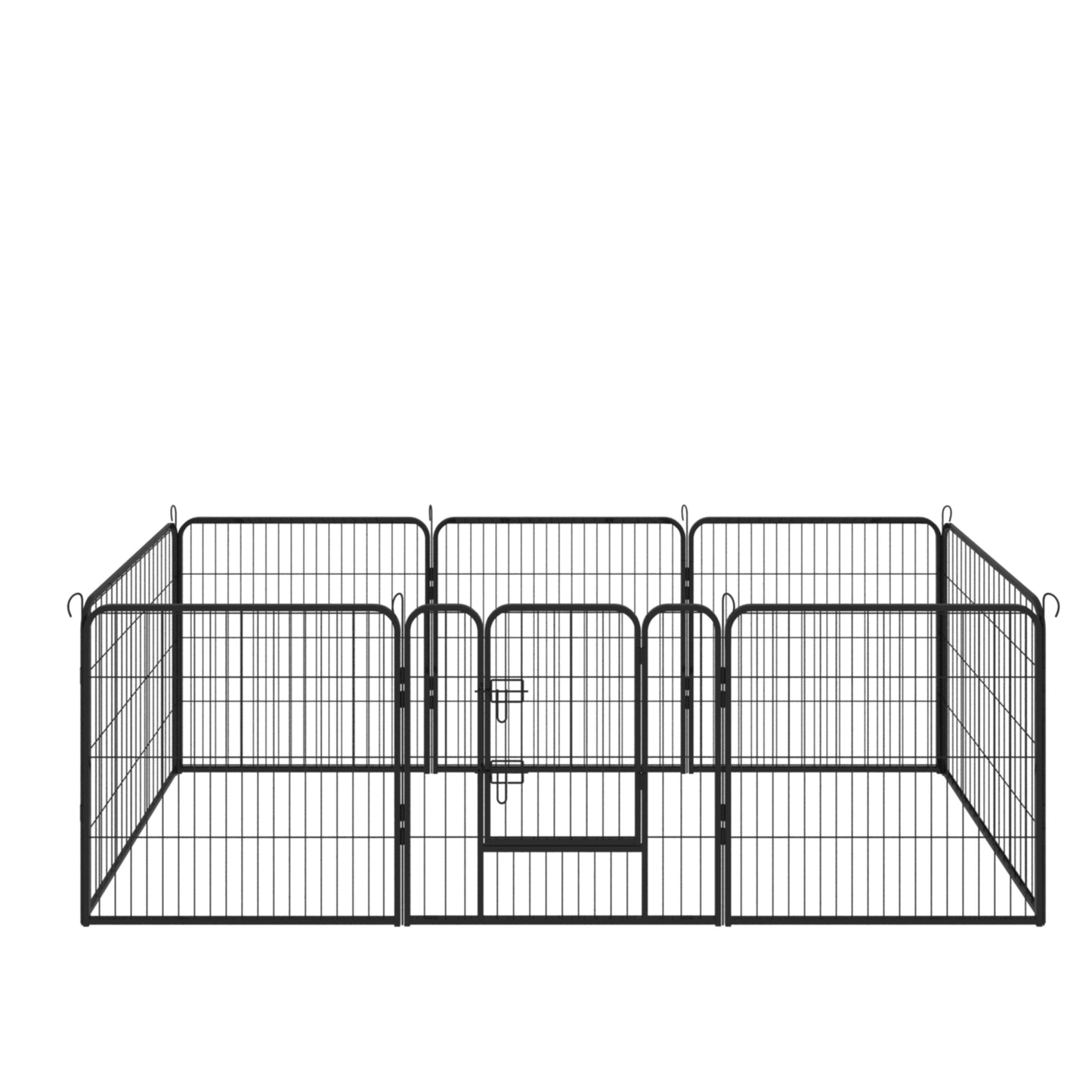 8-Panels High Quality Large Indoor Metal Puppy Dog Run Fence - Wholesale & Cheap Iron Pet Dog Playpen