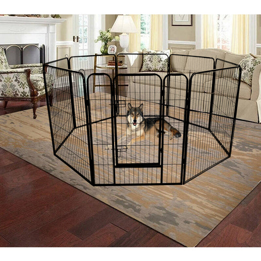 High Quality Wholesale Cheap Large Indoor Metal Puppy Dog Run Fence - Iron Pet Dog Playpen, Perfect for Training and Exercise, Available in Various Sizes and Colors