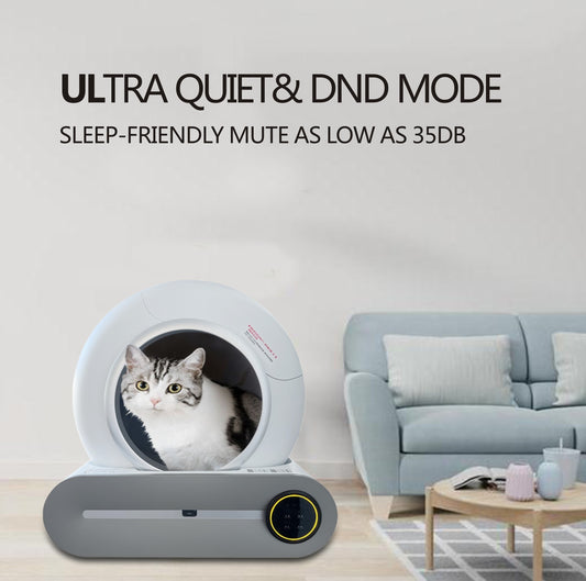 Smart Cat Litter Box: Self-Cleaning, Odor Control, Time-Saving, Easy to Use, Multiple Sizes & Colors Available